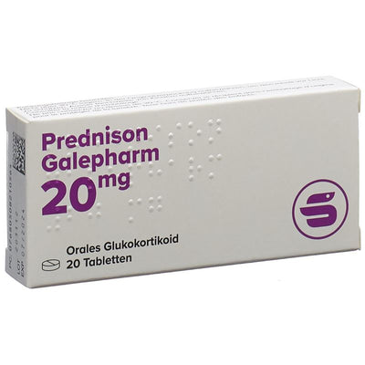 PREDNISON Galepharm Tabl 20 mg 20 Stk