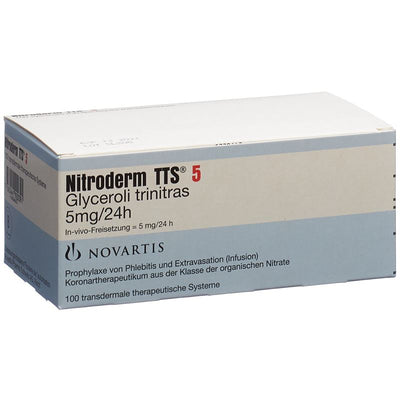 NITRODERM TTS 5 mg/24h Btl 100 Stk