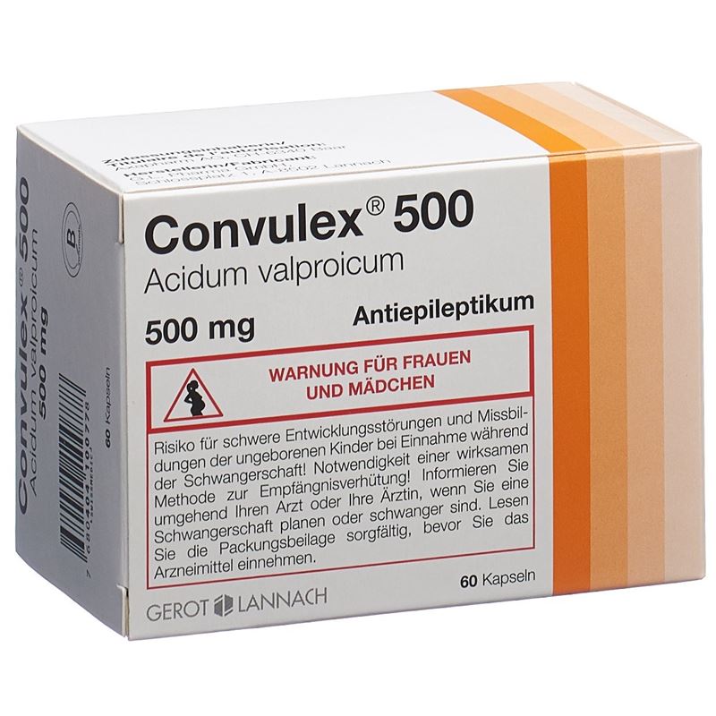 CONVULEX Kaps 500 mg 60 Stk