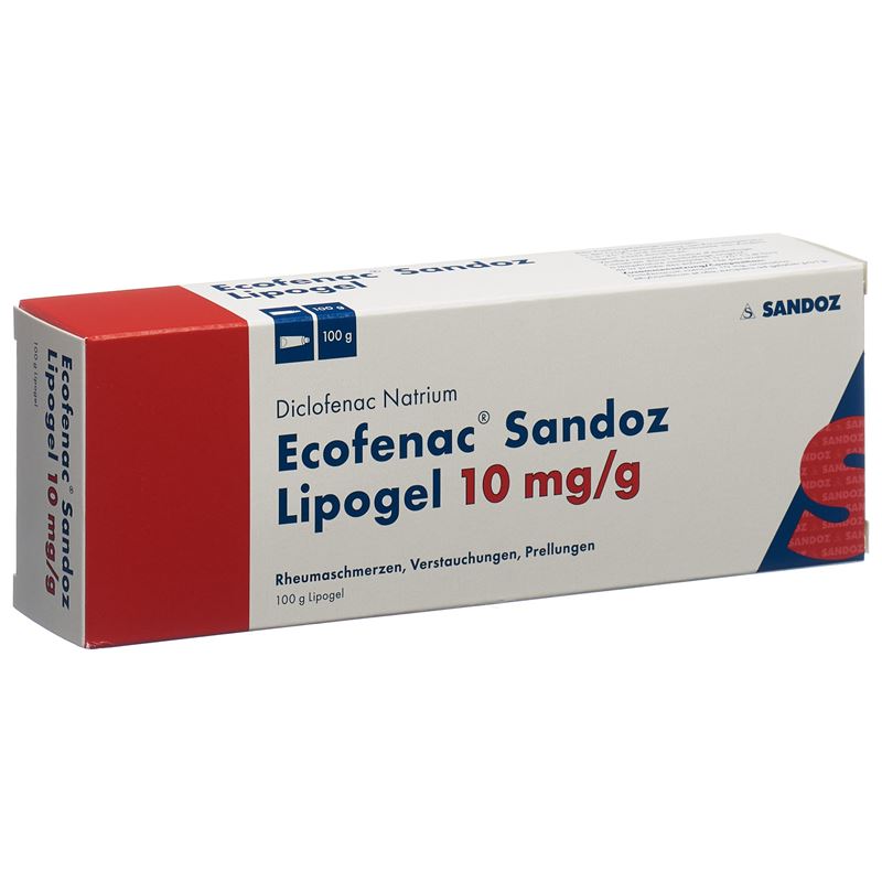 ECOFENAC Sandoz Lipogel 1 % Tb 100 g